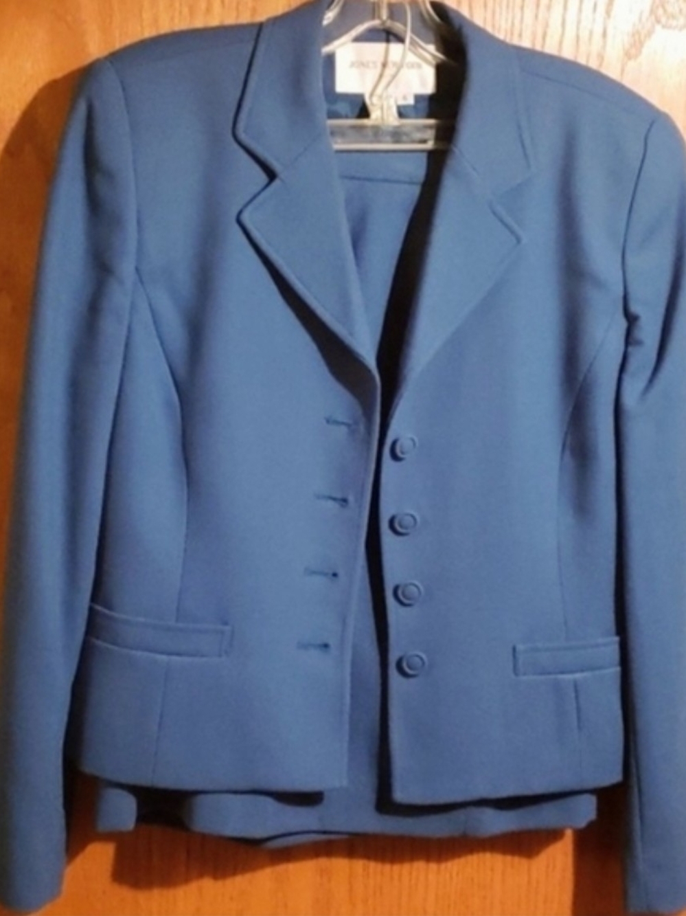 Jones New York Women's Blue Tailored Suit
